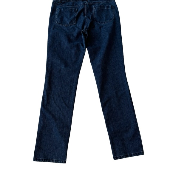 J. McLaughlin Dark Wash Mid Rise Stretch Skinny Jeans - Picture 3 of 14